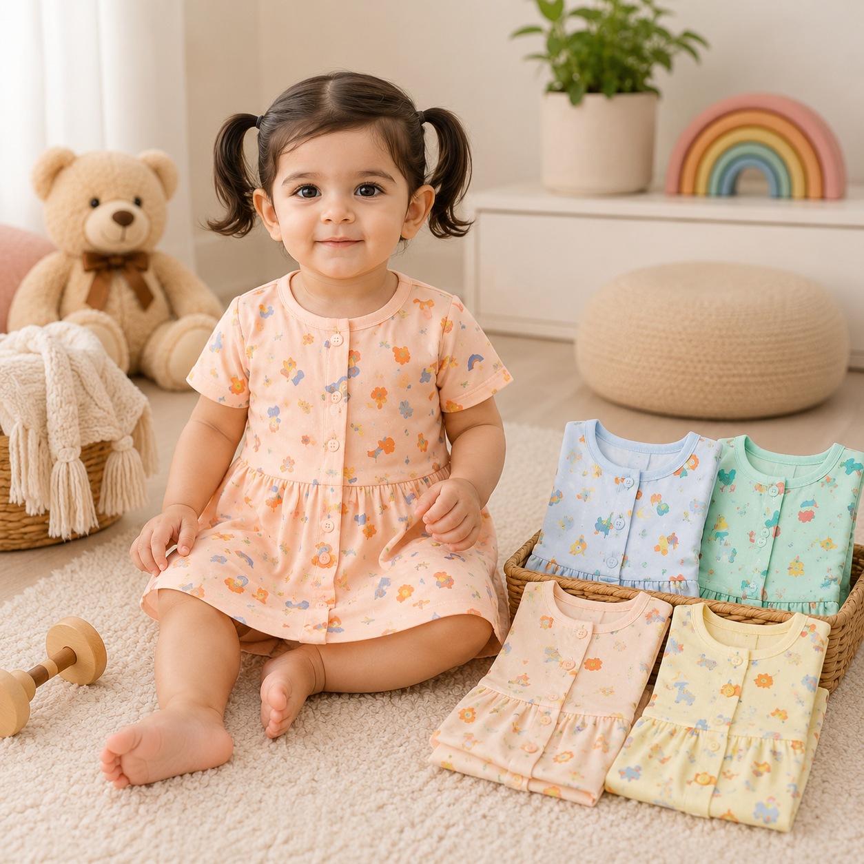 Frock with Full Sleeves
