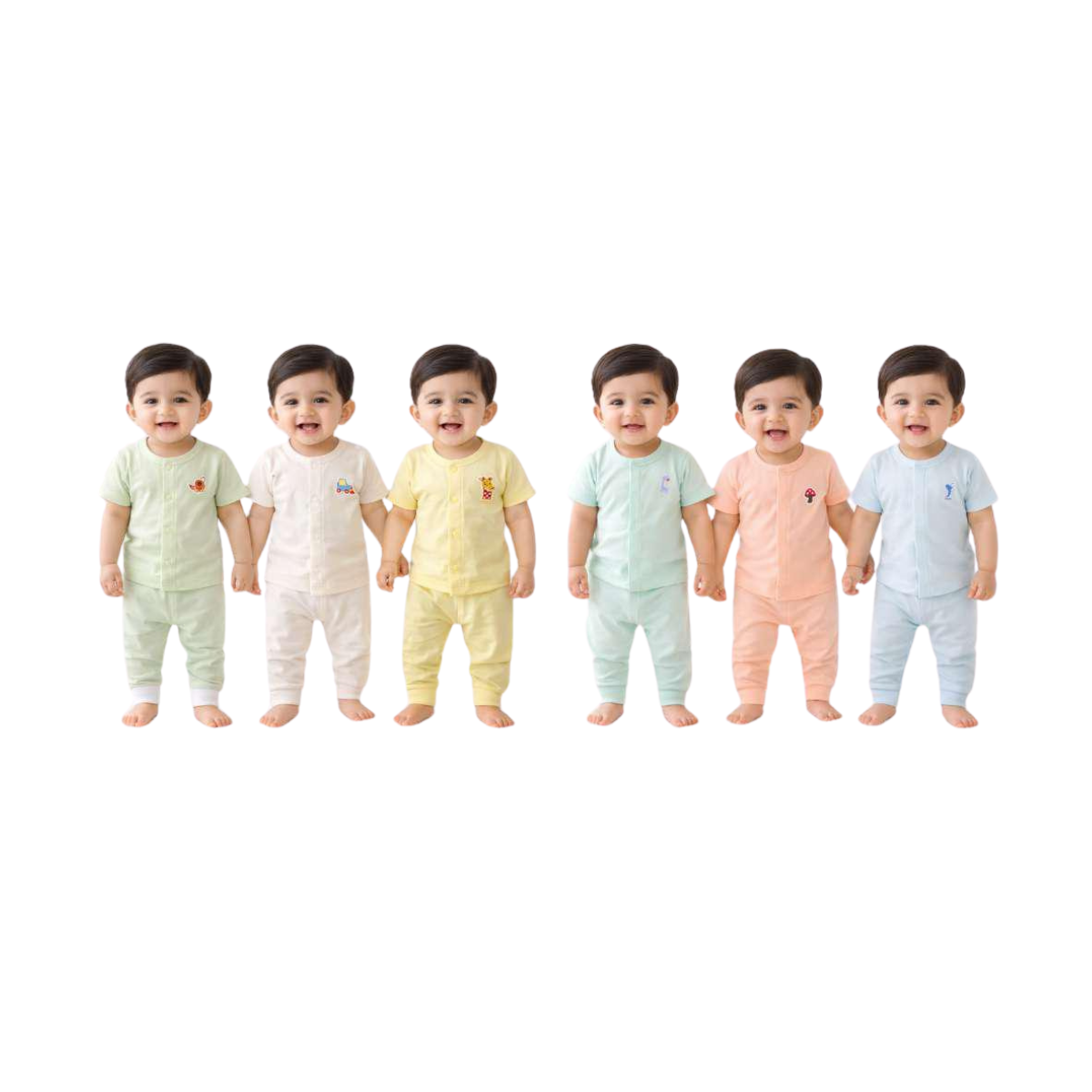 Baba Suit Half Sleeves